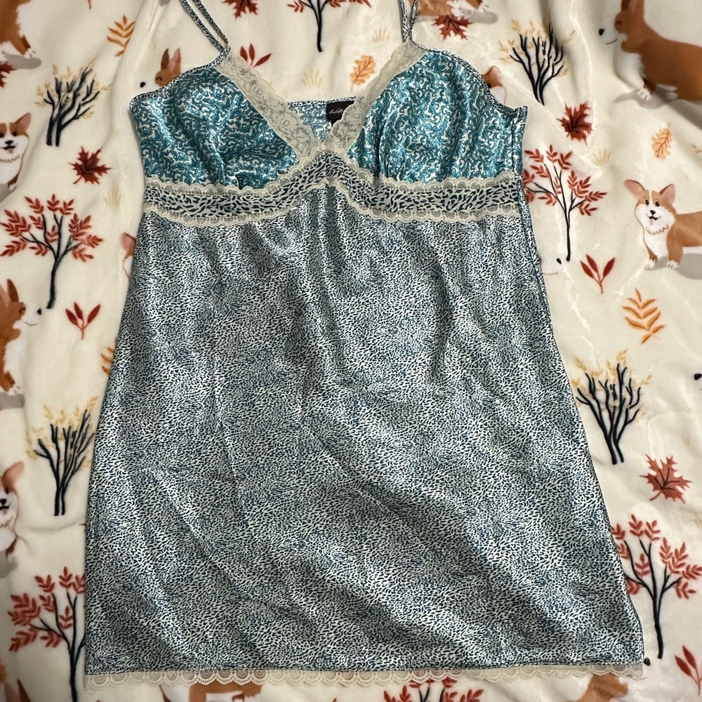 Animal Print Slip Dress